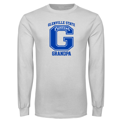 White Long Sleeve T Shirt - Grandpa