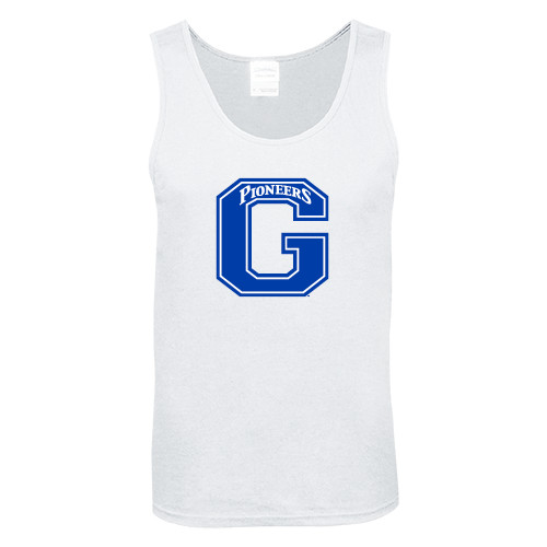  White Tank Top - Primary Logo