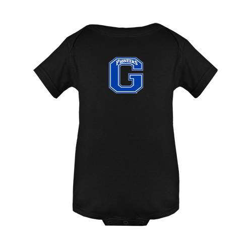  Black Infant Onesie - Primary Logo