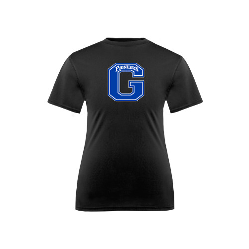  Youth Performance Black Tee - Primary Logo