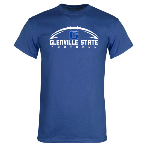  Royal T Shirt - Football on Top