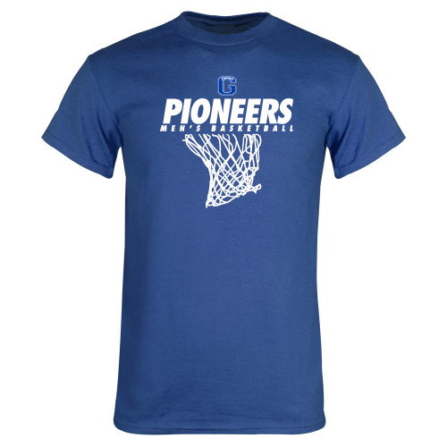 Royal T Shirt - Mens Basketball with Net