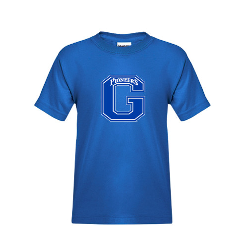  Youth Royal T Shirt - Primary Logo