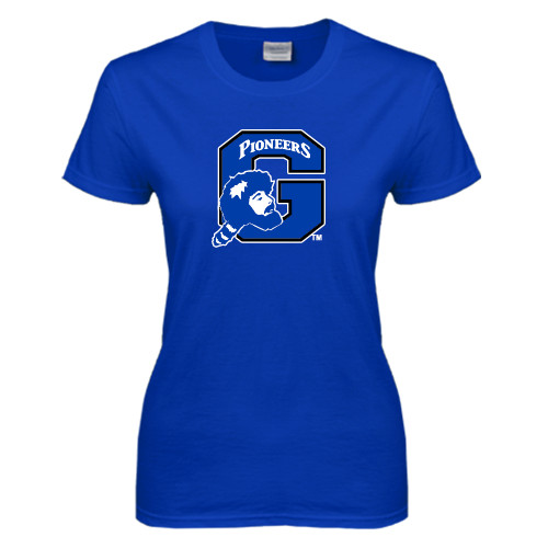  Womens Royal Short Sleeve Tee - Secondary Logo