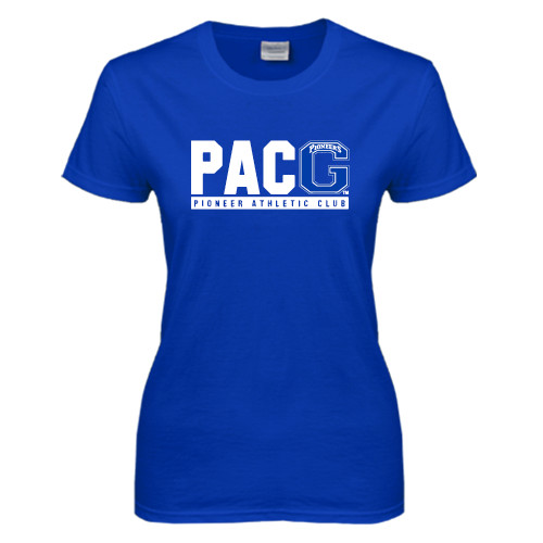  Womens Royal Short Sleeve Tee - PACG