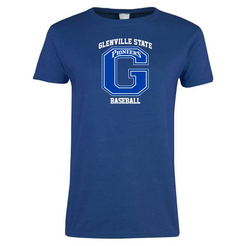  Womens Royal Short Sleeve Tee - Baseball