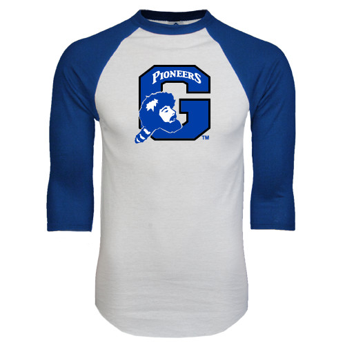 Main Image for  White/Royal Raglan Baseball T Shirt