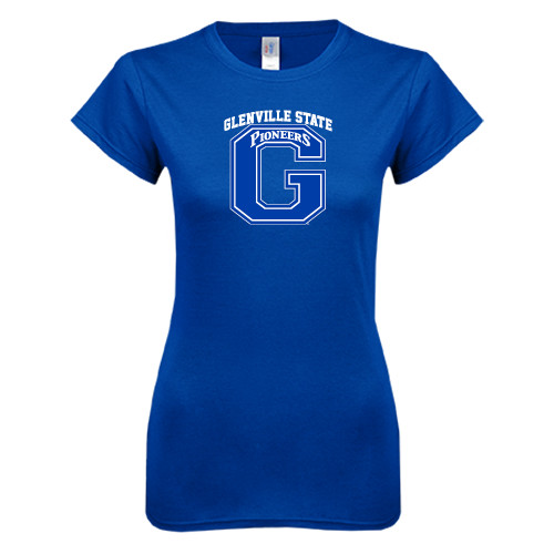  Next Level Womens Royal Boyfriend Tee - Glenville State G