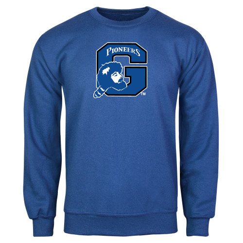  Royal Fleece Crew - Secondary Logo