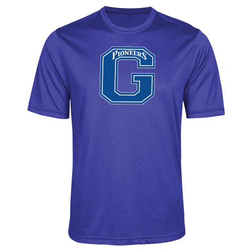  Royal Heather Performance Contender Tee - Primary Logo