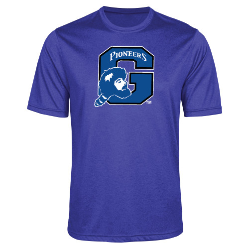  Royal Heather Performance Contender Tee - Secondary Logo