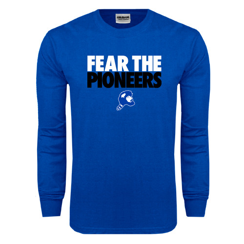  Royal Long Sleeve T Shirt - Fear the Pioneers