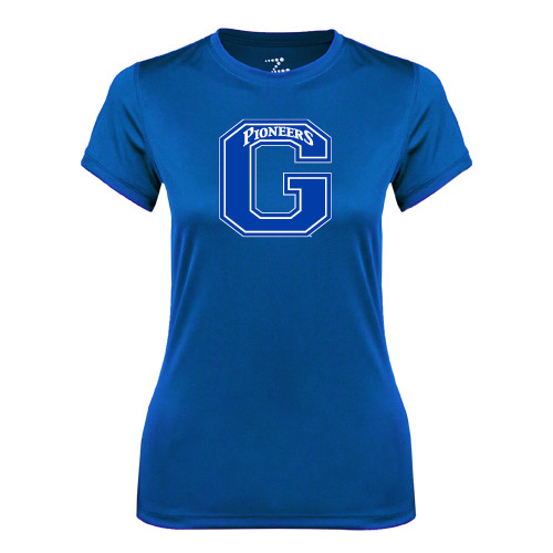  Womens Royal Performance Tee - Primary Logo