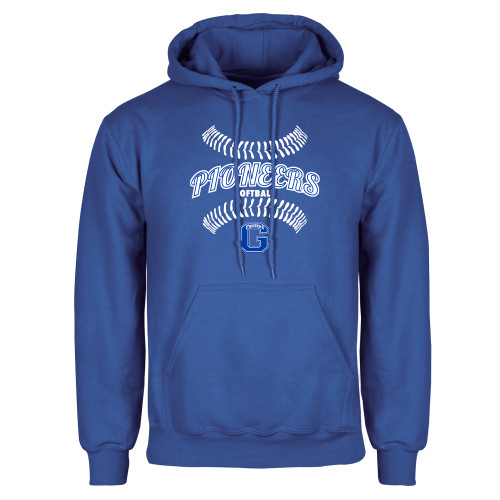  Royal Fleece Hoodie - Softball Inside Laces
