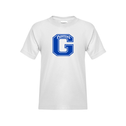  Youth White T Shirt - Primary Logo