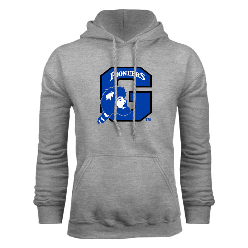  Grey Fleece Hoodie - Secondary Logo