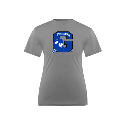  Youth Performance Grey Concrete Tee - Secondary Logo
