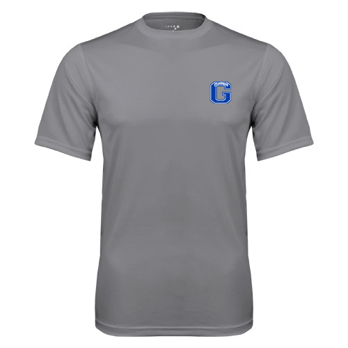  Grey Concrete Performance Tee - Primary Logo