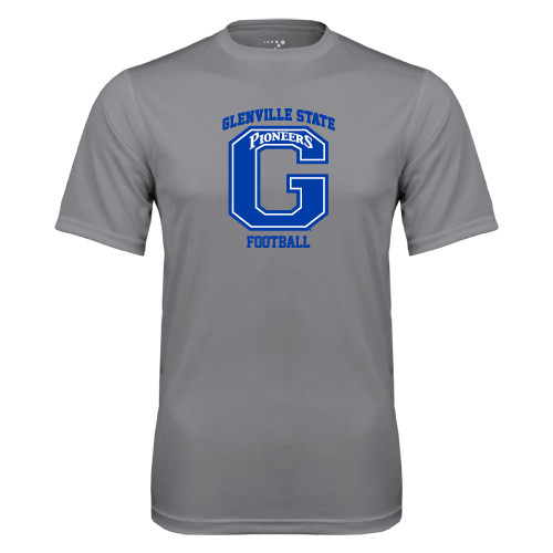  Grey Concrete Performance Tee - Football