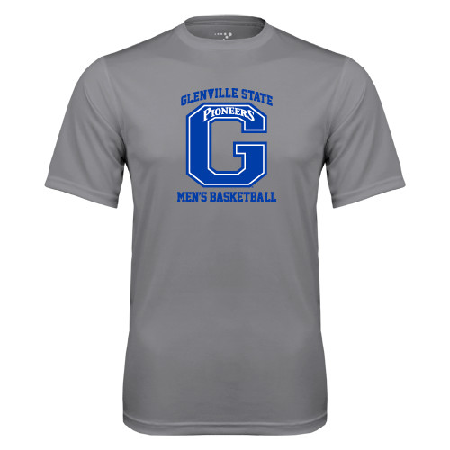  Grey Concrete Performance Tee - Mens Basketball