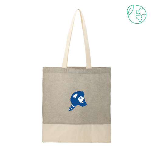  Split Recycled Grey Cotton Twill Convention Tote - Pioneer Head