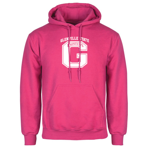  Womens Fuchsia Fleece Hoodie - Glenville State G