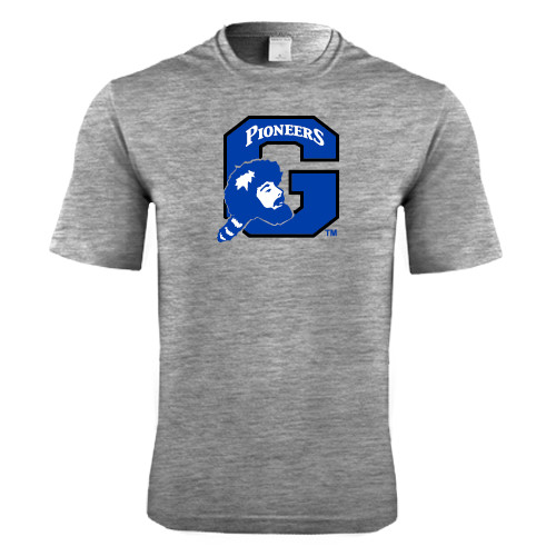  Grey Heather Performance Contender Tee - Secondary Logo