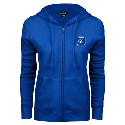 Glenville ENZA Womens Royal Fleece Full Zip Hoodie