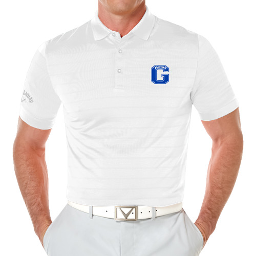  Callaway Opti Vent White Polo - Primary Logo