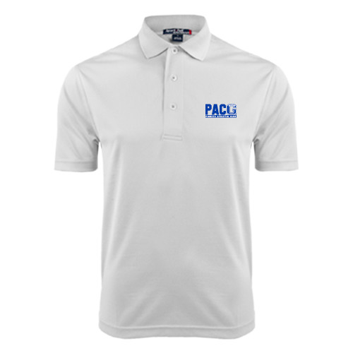  White Dry Mesh Polo - PACG