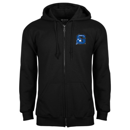  Black Fleece Full Zip Hoodie - Secondary Logo