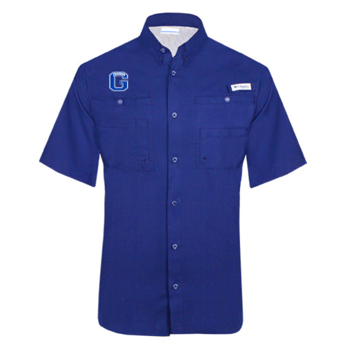 Columbia Royal Tamiami Performance Short Sleeve Shirt - Primary Logo