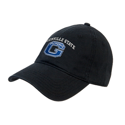  Black Unstructured Adjustable Low Profile Hat - Glenville State G