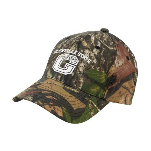  Mossy Oak Camo Structured Adjustable Cap - Glenville State G