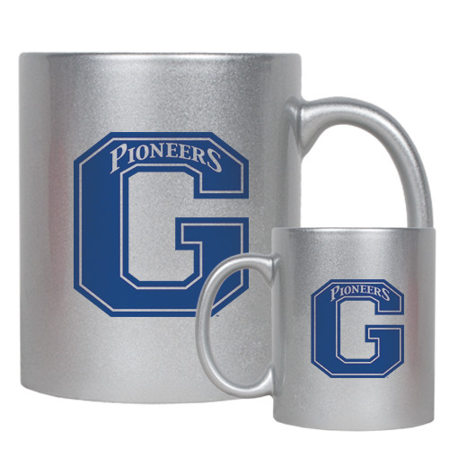  Full Color Silver Metallic Mug 11oz - Primary Logo