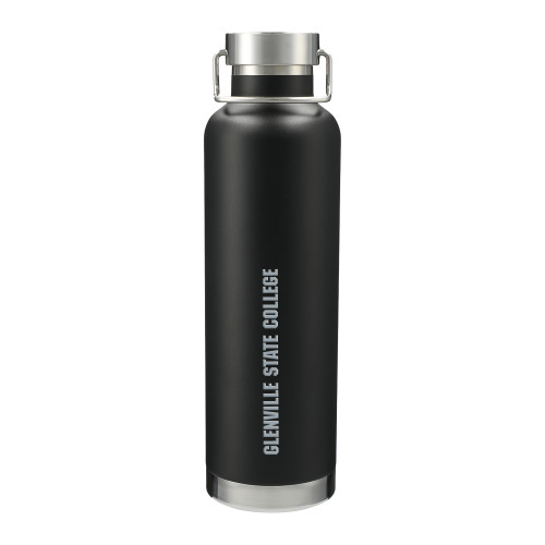  Thor Copper Vacuum Insulated Black Bottle 32oz - Glenville State College Engraved