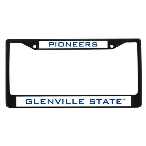 Metal License Plate Frame in Black - Mascot