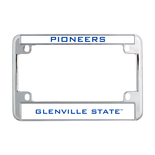  Metal Motorcycle License Plate Frame in Chrome - Mascot