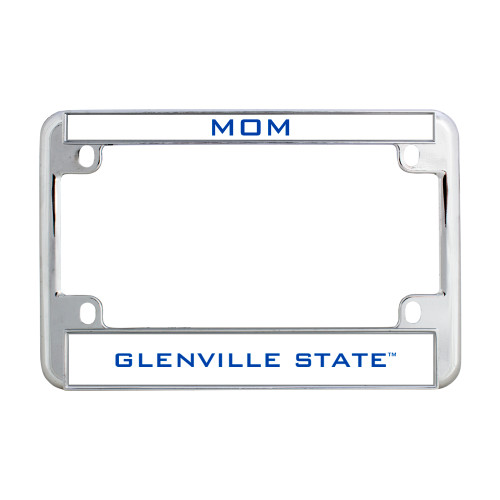  Metal Motorcycle License Plate Frame in Chrome - Mom