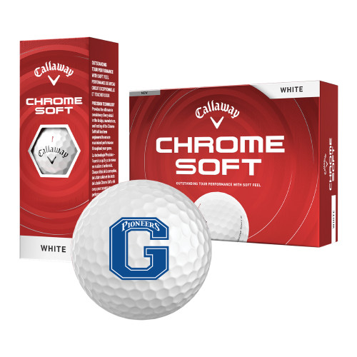  Callaway Chrome Soft Golf Balls 12/pkg - Primary Logo
