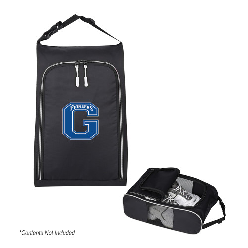  Crosstown Side Mesh Black Shoe Bag - Primary Logo