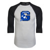 Thumbnail image for  White/Black Raglan Baseball T Shirt