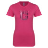 Thumbnail image for  Next Level Womens Fuchsia Boyfriend Tee