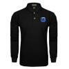Thumbnail image for  Black Long Sleeve Polo