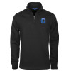 Thumbnail image for  Black Slub Fleece 1/4 Zip Pullover