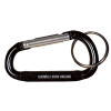 Thumbnail image for  Black Carabiner with Split Ring