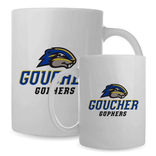 Goucher Full Color White Mug 15oz