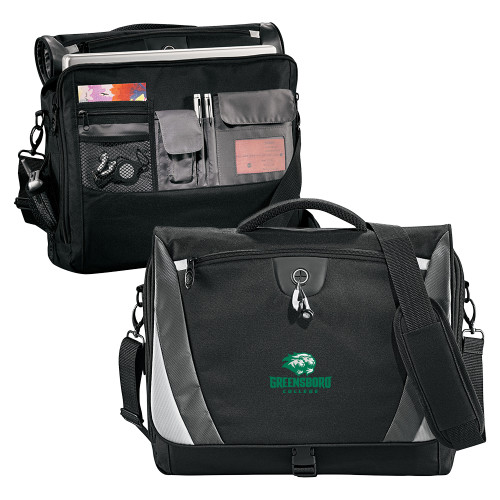  Black/Grey Slope Computer Messenger Bag - Primary Mark