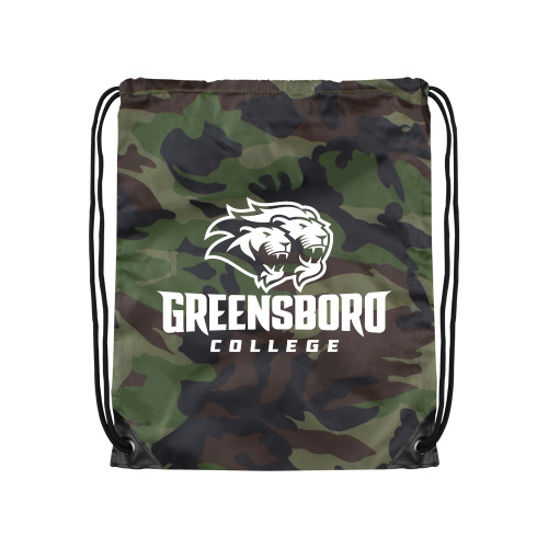  Camo Drawstring Backpack - Primary Mark