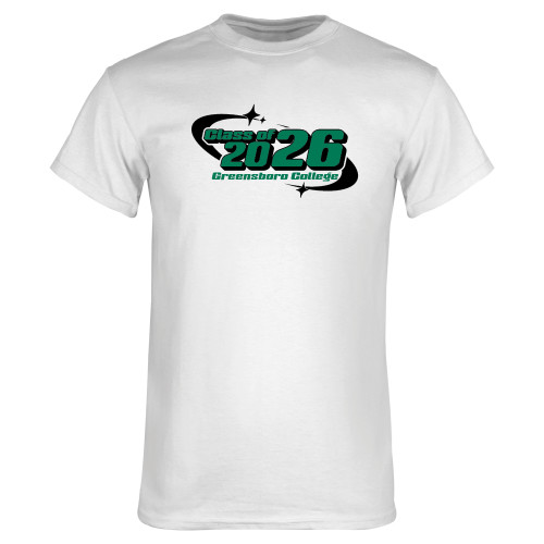  White T Shirt - Greensboro College - CLASS OF 2026